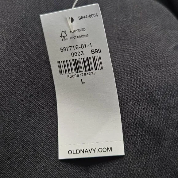 Old Navy Blazer Womens Large Black Single Button Lined Workwear Career Office - Picture 2 of 8